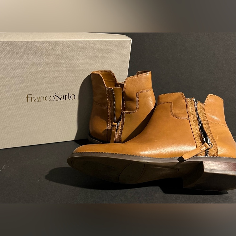 Franco Sarto Halford Cognac LE boots